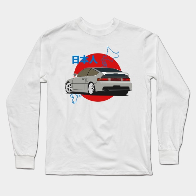 Honda CR-X 1983-1991 Long Sleeve T-Shirt by Rebellion Store